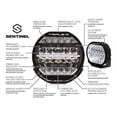 thumbnail image 3 of Triple-R Light Conduite/buée 0S7-US-STD-SM Lumière de Conduite/buée; Sentinel; Ampoule LED; 12 Ampoules LED Premium à Haut Rendement; 7 Pouces Rondes; Faisceau Combo; 5208 Lumens; Lentille en Polycarbonate Transparent, 3 of 9