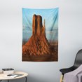 thumbnail image 1 of House Decor Tapestry, Panorama of Popular American Canyon by Process of Long Erosion and Wind Theme, Wall Hanging for Bedroom Living Room Dorm Decor, 40W X 60L Inches, Blue Orange, by Ambesonne, 1 of 2