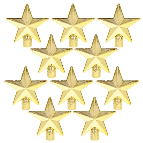 10 Pcs Mini Artificial Christmas Tree Xmas Top Star