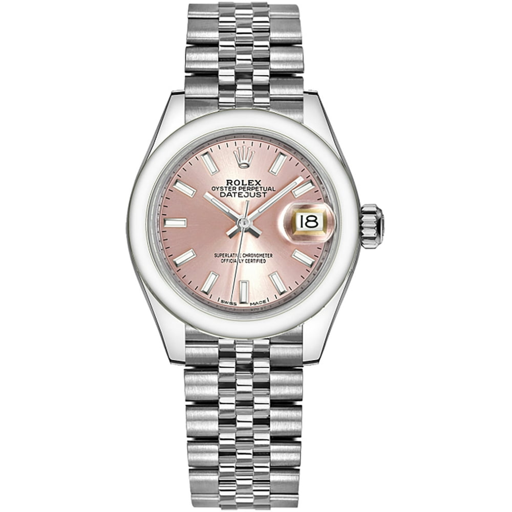 Rolex - Women's Rolex Lady-Datejust 28 Pink Dial Luxury Watch (REF ...