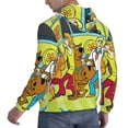 thumbnail image 4 of Lsque Scooby-Doo Pattern Casual Men's Hoodie,Hooded Sweatshirt with Kangaroo Pocket,Pullover Hoodie-3X-Large, 4 of 8