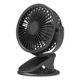thumbnail image 1 of Clips pequeño ventilador 360 rotación abrazadera ventilador USB recargable para cochecito de escritorio de oficina, 1 of 7