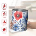 thumbnail image 5 of 12oz Coffee Tumblers Pioneer Flower Stainless Steel Vacuum Insulated Travel Tumbler Coffee Cups Mug with Lid and Straw with Cleaning Brush for Cold & Hot Drinks, 5 of 5