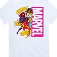 thumbnail image 3 of Marvel - Super Hero Women Sound Effects - Toddler And Youth Short Sleeve Graphic T-Shirt, 3 of 5