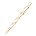 thumbnail image 2 of 6X Bolígrafo de Metal Bolígrafo Giratorio de Acero Inoxidable para Oficina de la Escuela Brillante Punto de Escritura 1.0mm (Dorado), 2 of 4