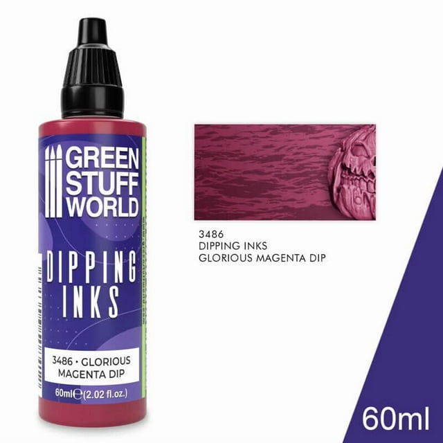 Green Stuff World Encre à Tremper 60 ml - MAGENTA Glorieux Nouveau