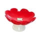 thumbnail image 4 of Frutero de cerámica con pedestal, decorativo con forma de flor para encimera de cocina, plato de fruta con base para aperitivos, galletas y más., 4 of 9