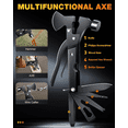 thumbnail image 3 of TEIPUERY Survival Gear and Equipment 21 in 1, Emergency Survival Kits with Camping Axe,Hammer, Gifts for Men Dad Him Teen Boys, 3 of 9