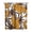 White-183, variant on Summer Beach Bathroom Shower Curtain, Hawaiian Jungle Floral Palm Leaf Boho Pattern, Colorful Exotic Tropical Plant Decor, Waterproof Fabric, with Hooks Included