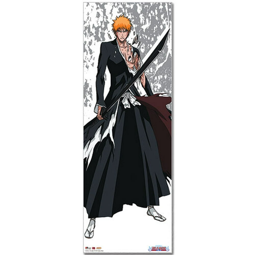 Tall Wall Scroll Bleach NEW Ichigo Masked Bankai Damage Anime ge5393
