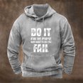 thumbnail image 1 of Styesk Chandails en Molleton pour Hommes Sweat à Capuche Imprimé Uni à Manches Longues avec Poche, 1 of 3