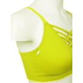 thumbnail image 5 of MixMatchy Women's Front Triple Crisscross Seamless Removable Pad Bralette, 5 of 5