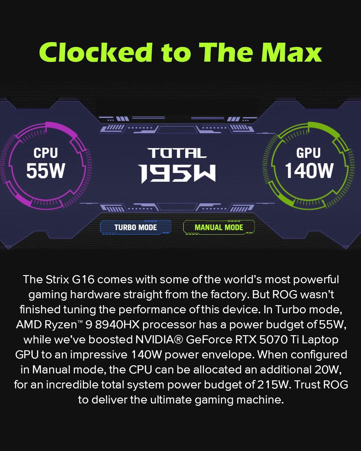ASUS ROG Strix G16 Gaming Laptop, AMD Ryzen 9 8940HX (16-core), NVIDIA GeForce RTX 5070 Ti, 64GB DDR5, 8TB SSD, 16" 165Hz 300 nits Display, Anti-Glare, Wi-Fi 6E, Backlit KB, Windows 11 Pro