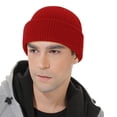 thumbnail image 3 of Unisex Knitted Beanie Hat and Glasses Set Stretchable Comfortable Warm Winter Outdoor Sports Fashion Accessories Clothing Combo, 3 of 3