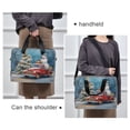 thumbnail image 6 of 16" Laptop Briefcase for Work Travel Laptop Shoulder Bag Carrying Handbag Laptop Case Christmas Snowman in A Red Truck, 6 of 8