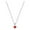 Red, variant on GHSOHS Necklaces for Women Delicate Non Tarnish Jewelry Choker Jewelry Women's Collar Necklaces Red Love Shaped Short Net Red Collarbone Chain Necklace Choker Necklace Clavicle Chain Jewelry Gift