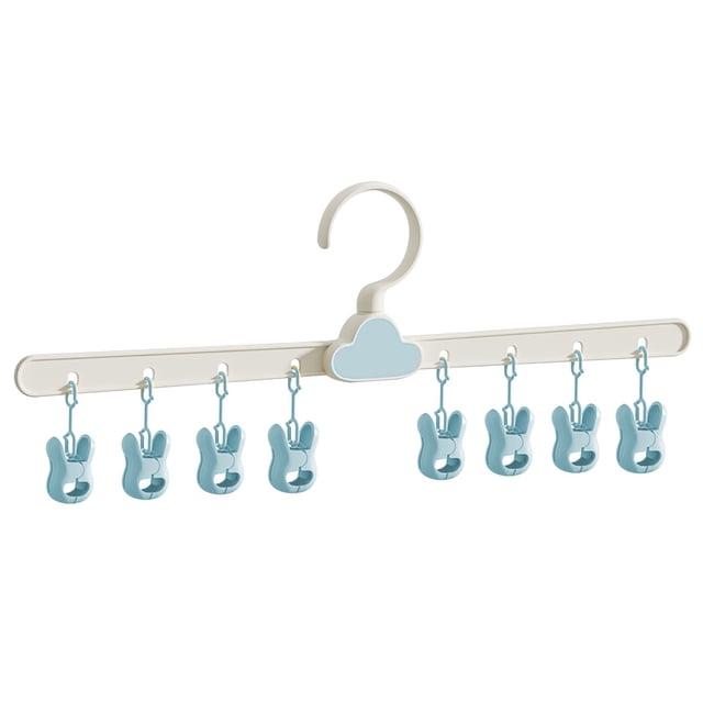 Socks Clip Baby Drying Socks Artifact Cute Children's Clothes Hanger Household Multi Clip Avoid Drop Clothes Clip