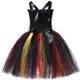 thumbnail image 4 of Disfraz de capitán pirata para niñas, vestido de tul con purpurina para fiesta de carnaval de Halloween, disfraz de pirata con tutú elegante para niñas pequeñas, 4 of 5