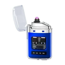 Nmdmisc Candle Lighter Electric Lighter Electric Lighters Rechargeable Camping Essentials Camping Gear with USB Rechargeable Battery for Birthday Camping Adventure (Blue)