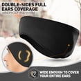 thumbnail image 4 of HESHENG Fleece Ear Warmers Headband Winter Ear Muffs for Men Women Kids in Cold Weather, Running Yoga Skiing Riding Bike Ear Cover, 4 of 7