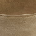 thumbnail image 5 of Creative Co-Op Boho Terracotta Footed Bowl with Organic Edge, Matte Taupe, 5 of 7