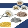 thumbnail image 3 of 1Bag Metal Melting Tool Sets including 3Pcs Mini DIY Crucible Quartz Melting Vessel and 1Pc Iron Crucible Tongs White Vessel: 5.6~9.1x5.3~8.6x2.3~3.9cm Inner Diameter: 4.5~7.8cm, 3 of 6