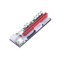thumbnail image 2 of Kearding 6 uds PCIE Riser 009s Plus versión mejorada VER009S tarjeta elevadora PCI E 16x PCI 6Pin USB 3 .0 Cable 1X 16X extensor Electrónica miscelánea, 2 of 6