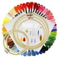 thumbnail image 4 of AMERTEER 50 Assorted Kits for Adults Cross Stitch Set Needlework Colors, 4 of 8