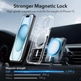 thumbnail image 3 of for iPhone 16 Pro Max Case, Compatible with MagSafe, Shockproof Military-Grade Protection, Magnetic Phone Case for iPhone 16 Pro Max, Classic Hybrid Case (HaloLock), Clear, 3 of 5