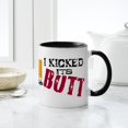 thumbnail image 6 of CafePress - I Kicked It's BUTT! - 11 oz Ceramic Mug - Novelty Coffee Tea Cup, 6 of 6