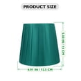 thumbnail image 2 of MasteelfCA 1pc Stylish Lampshade Cloth Lamp Cover Clip Bulb Type Bedroom Lampshade, 2 of 7