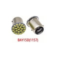 thumbnail image 1 of 10/1piezas 1156 1157 1206 22SMD LED cola de coche señal de giro bombilla de luz amarilla DC 12V, 1 of 4
