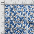thumbnail image 1 of oneOone Organic Cotton Voile Fabric Triangle & Line Geometric Print Fabric BTY 42 Inch Wide, 1 of 4