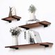 thumbnail image 3 of Shelf Bracket Brackets 25cm, Industrial Bracket Wall Shelf Invisible Fixing Vintage Brackets Wall Bracket DIY Metal Bracket Black with Screws (2 Pcs), 3 of 5
