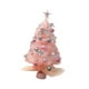 thumbnail image 2 of de Navidad en miniatura para mesa, mini de Navidad con adornos colgantes, de Navidad de escritorio para oficina, interior y 60cm rosa, 2 of 9