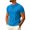 Blue_#02, variant on Sewkxo Crewneck Tshirts Men Plain T Shirts Relaxed Fit Basic Tees Soft,White 2XL