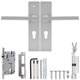 thumbnail image 1 of European Style Door Handle Lock, Mechanical Security Lock for Bedroom, Living Room, 1 of 4