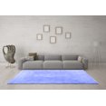 thumbnail image 3 of Ahgly Company Machine Washable Indoor Rectangle Abstract Blue Contemporary Area Rugs, 5' x 7', 3 of 4