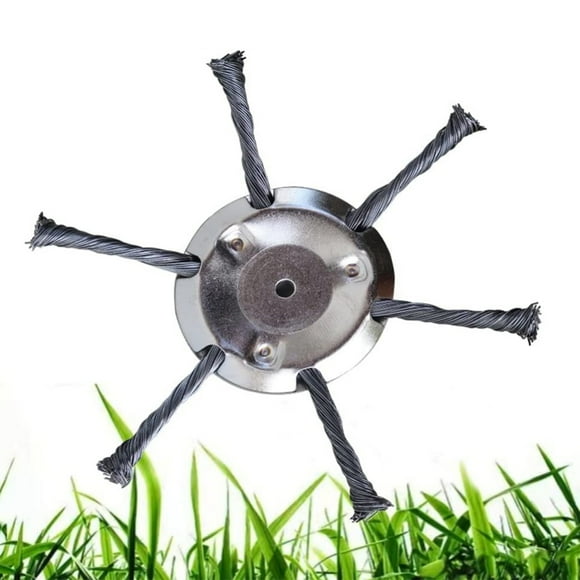 Brush Cutter Trimmer Head Grass Cutter Trimmer Head Steel Wire Brush Cutter Trimmer Head Grass Brush Cutter String Trimmer Replacement For Moss Rust Removal