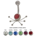 thumbnail image 1 of Anneau de Ventre Starburst Design Bijouté, 1 of 1
