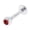Red, variant on BodyJewelryOnline Labret Monroe Surgical Steel Lip Jewelry with CZ Gem 6 Colors Available Men Women