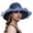z22-Navy, variant on CAIXIA Fascinator Hat Women Flower Mesh Feathers Elegant Tea Party Church Hats Wide Brim Fascinator Hat Flower Bridal Shower Hat