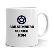 Tri Icon Schaumburg Soccer Mom Ceramic Dishwasher And Microwave Safe Mug By Undefined Gifts