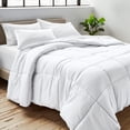 thumbnail image 3 of Bare Home Ultra-Soft 1800 Collection Down Alternative Comforter Duvet Insert - Oversized King, White, 3 of 9