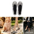 thumbnail image 5 of Women's Foldable Ballet Flats – Portable Wedding Travel Dance Shoes with Carry Pouch ( Zebra pattern S ), 5 of 5