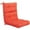 Orange, variant on Costway 22''x44'' Back Chair Cushion Tufted Pillow Patio Seating Pad Gray