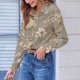 thumbnail image 2 of TaTaai Women's Floral Print Blouse Long Sleeve Button Down Shirt Soft Cotton Relaxed Fit Lapel Collar Tunic Top for Casual Outfit Gift, 2 of 6