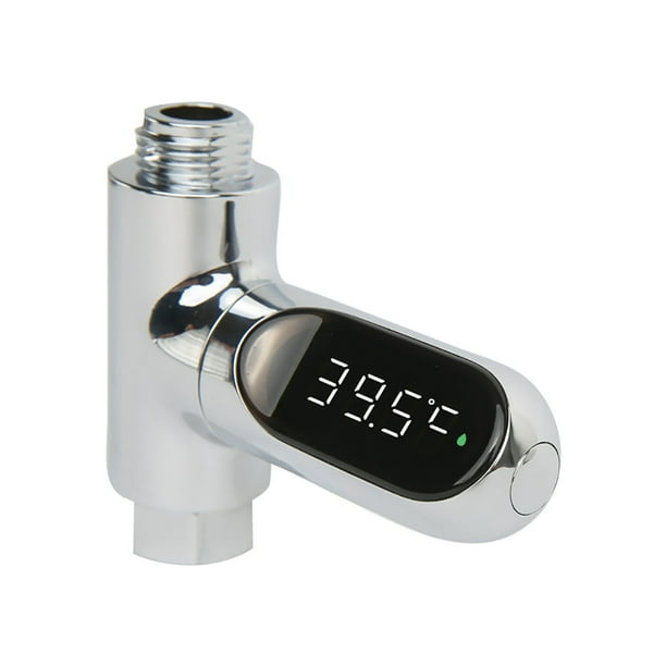 krone letvægt de ForestYashe Led Display Celsius Water Shower Thermometer Self-Generating  Electricity with High Precision Temperature Sensor - Walmart.com