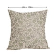 thumbnail image 2 of zhangmingg Housse de Coussin Décorative Réversible avec Fermeture Éclair Cachée pour Canapé et Lit dans le Salon Design Floral, 2 of 2