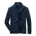 thumbnail image 1 of OmicGot Winter Fleece Jacket Men Military Windproof Tactical Coats Men Solid Color Zipper Army Combat Jackets, 1 of 11